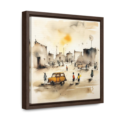 Childhood 10, Gallery Canvas Wraps, Square Frame