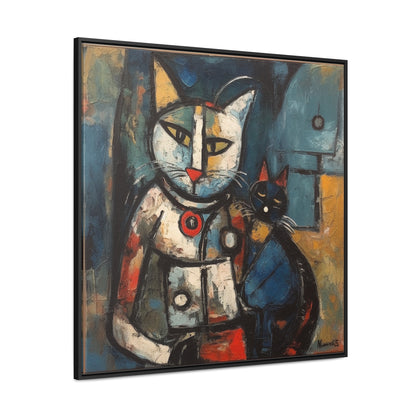 Cat 80, Gallery Canvas Wraps, Square Frame