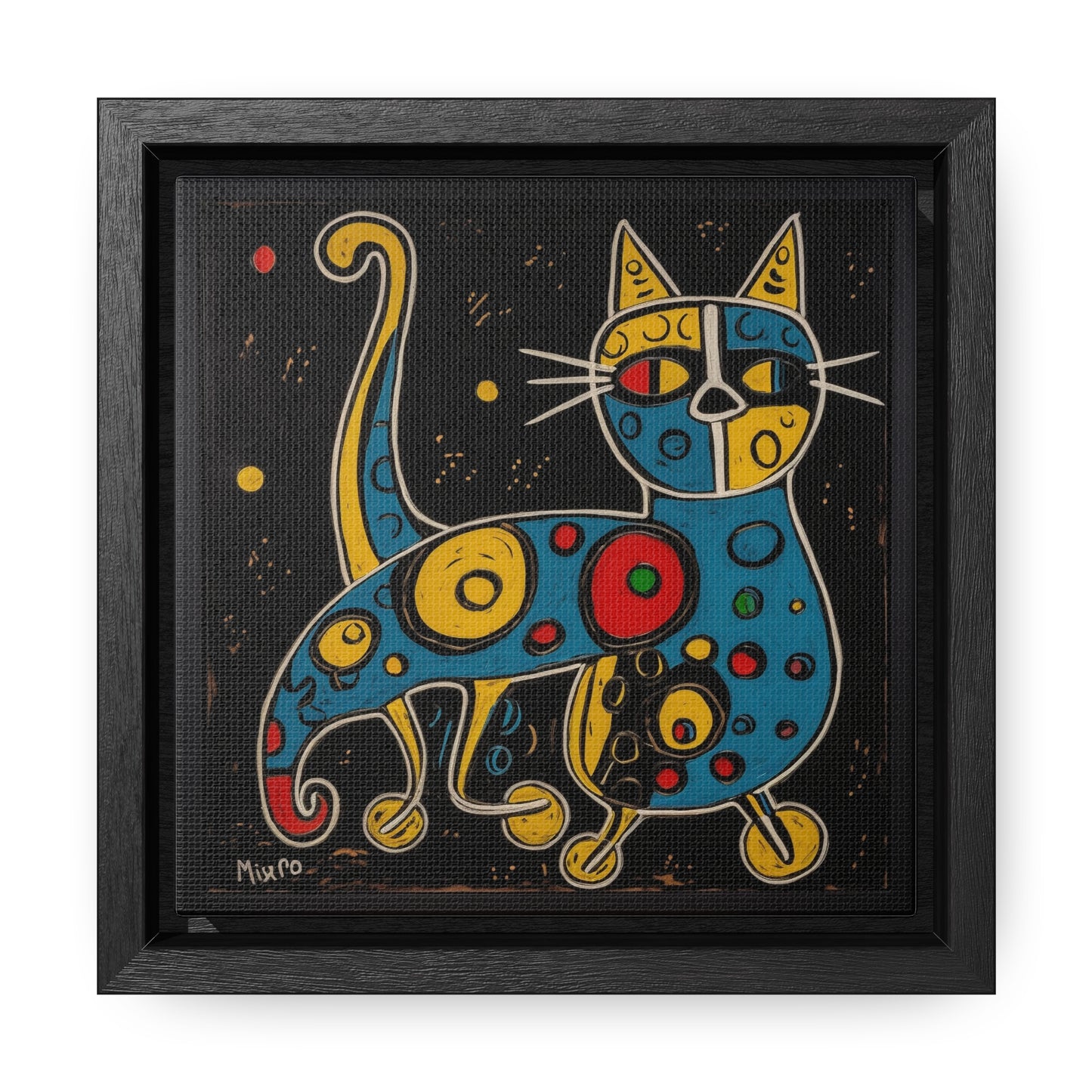 Cat 126, Gallery Canvas Wraps, Square Frame