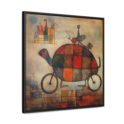 Turtle, Gallery Canvas Wraps, Square Frame