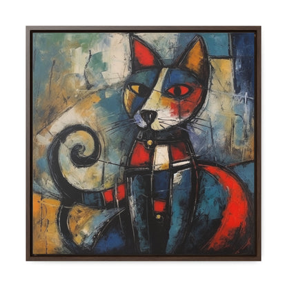 Cat 68, Gallery Canvas Wraps, Square Frame