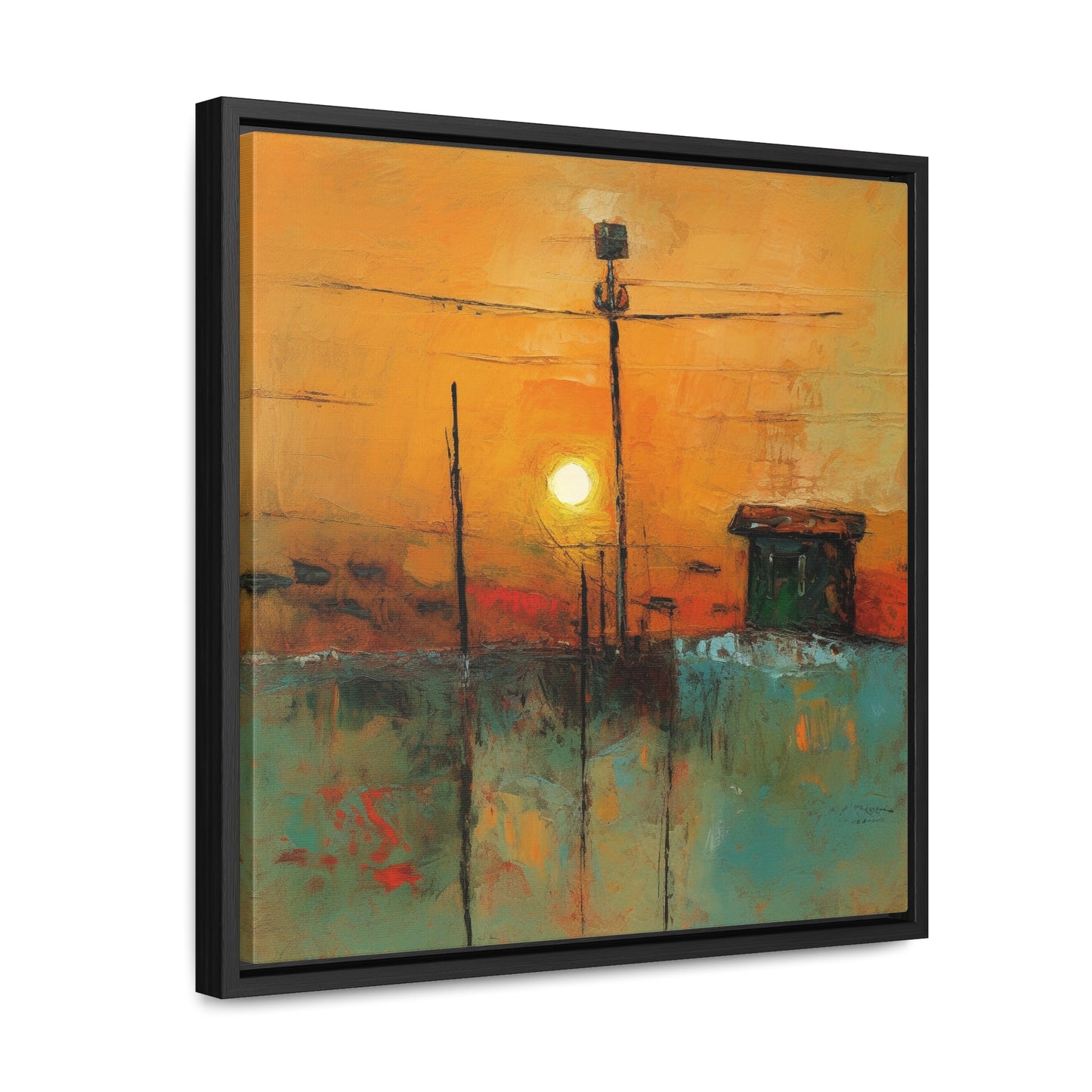 Land of the Sun 49, Valentinii, Gallery Canvas Wraps, Square Frame