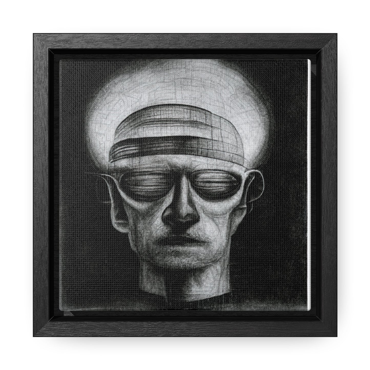 Brain 12, Valentinii, Gallery Canvas Wraps, Square Frame