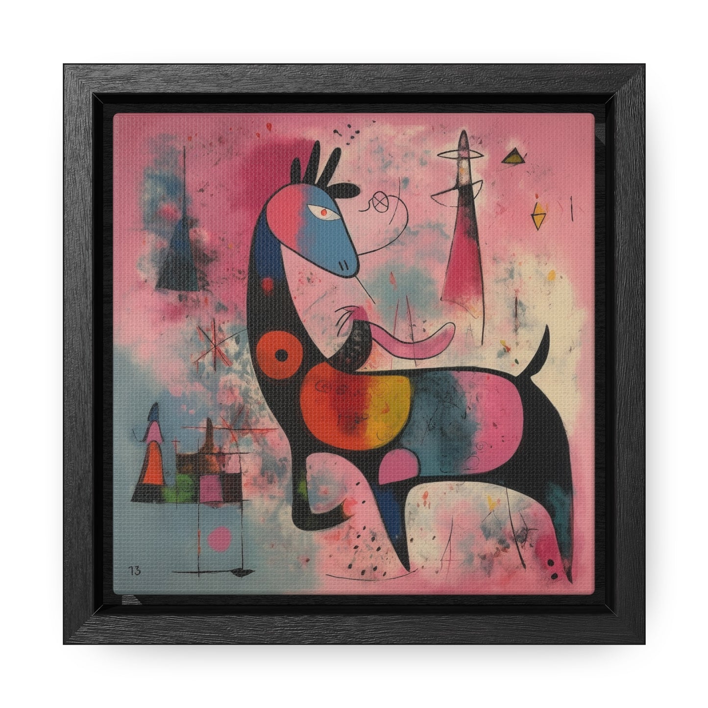 The Dreams of the Child 23, Gallery Canvas Wraps, Square Frame