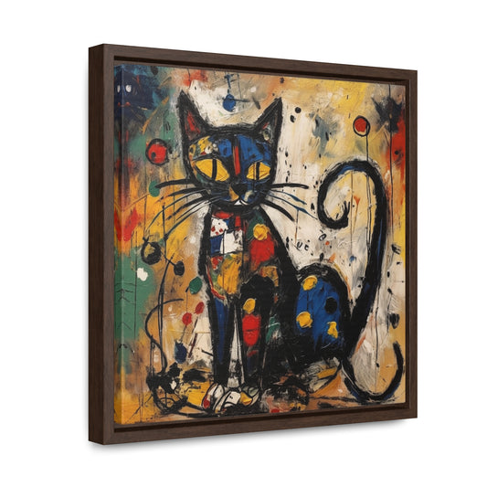 Cat 76, Gallery Canvas Wraps, Square Frame
