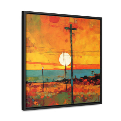 Land of the Sun 64, Valentinii, Gallery Canvas Wraps, Square Frame