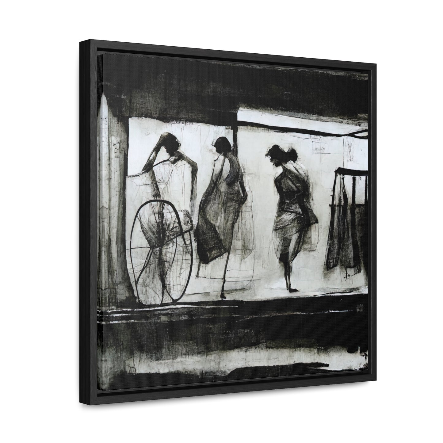 Domestic Memories 24, Valentinii, Gallery Canvas Wraps, Square Frame