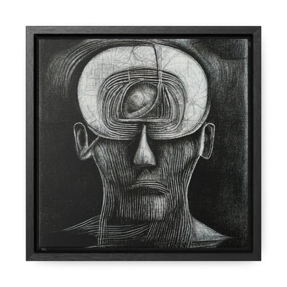 Brain 39, Valentinii, Gallery Canvas Wraps, Square Frame