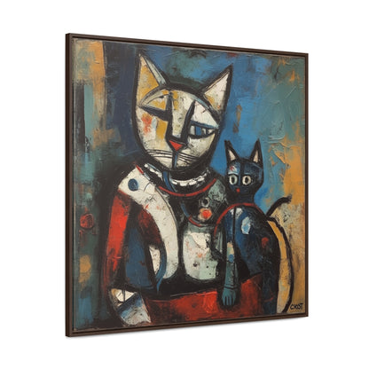 Cat 83, Gallery Canvas Wraps, Square Frame