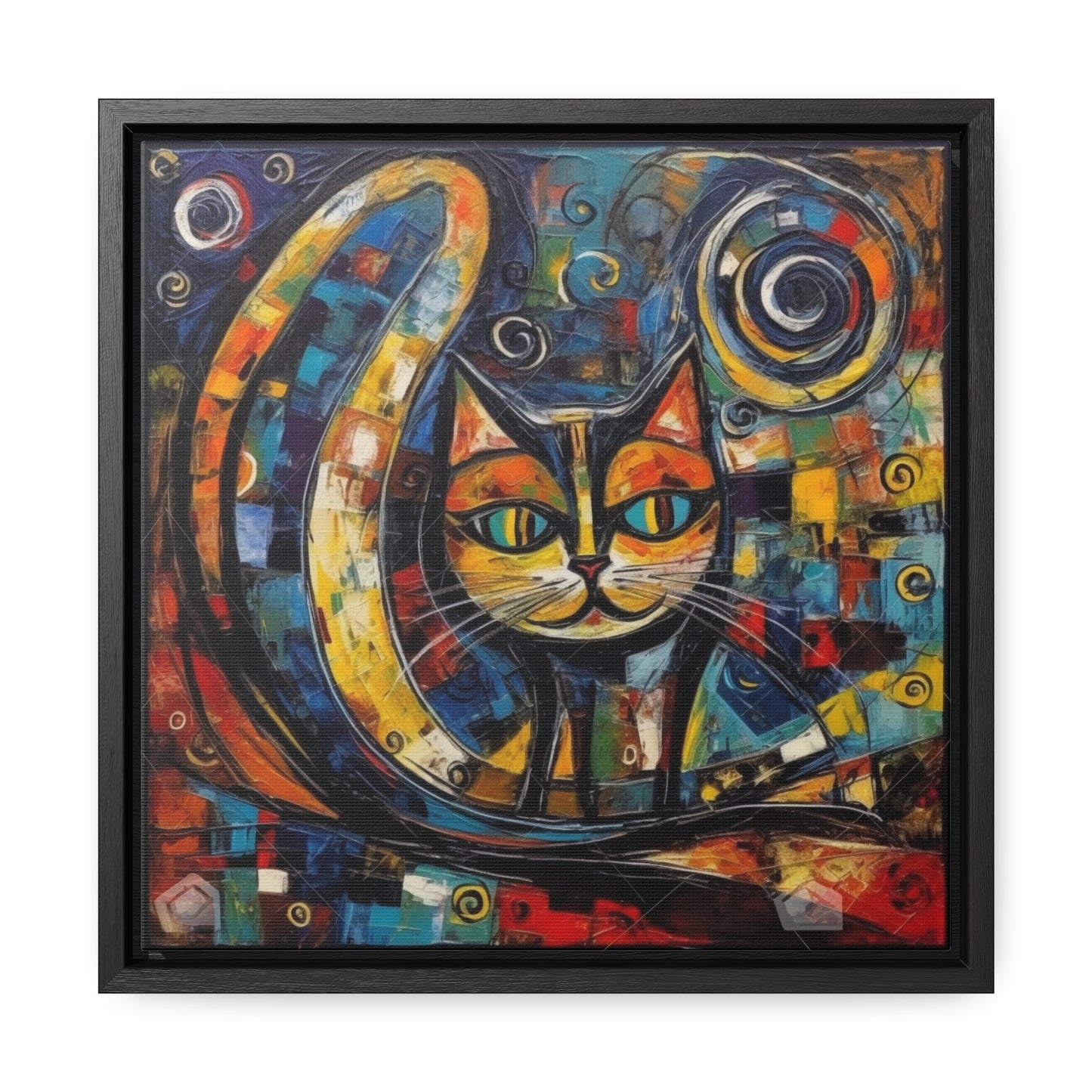 Cat 120, Gallery Canvas Wraps, Square Frame