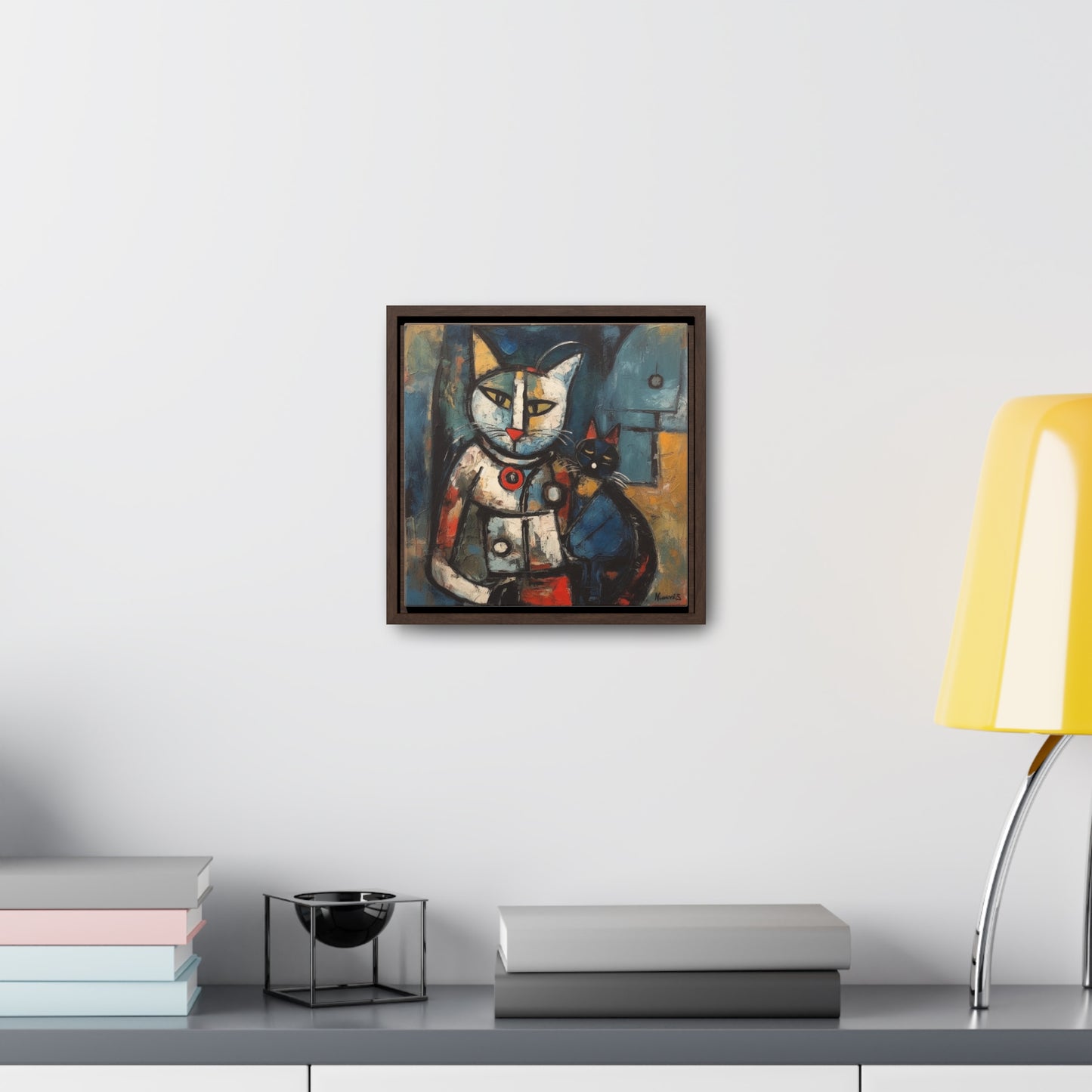 Cat 80, Gallery Canvas Wraps, Square Frame