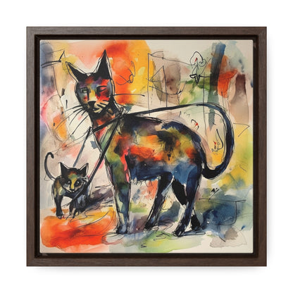 Cat 72, Gallery Canvas Wraps, Square Frame