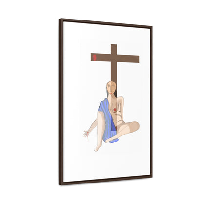 Cross, Original Eduard Pavel, Gallery Canvas Wraps, Vertical Frame