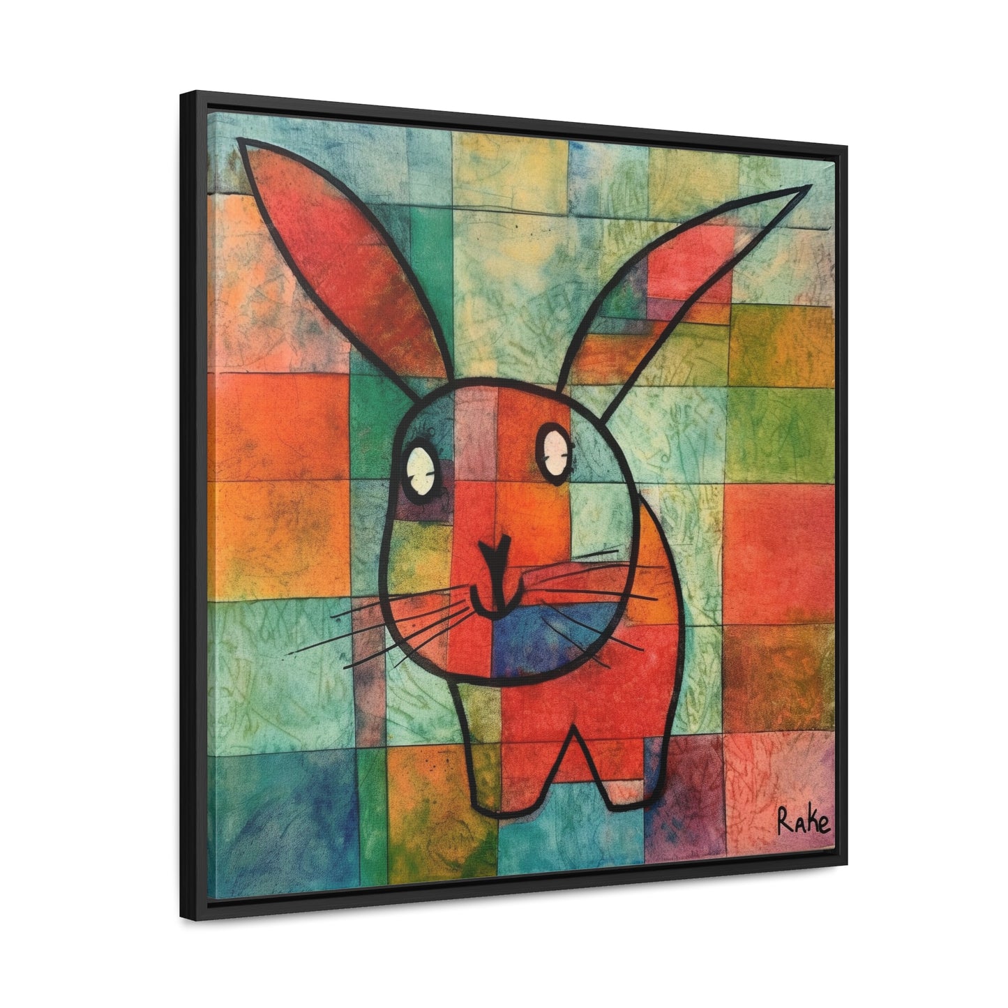 Rabbit 34, Gallery Canvas Wraps, Square Frame