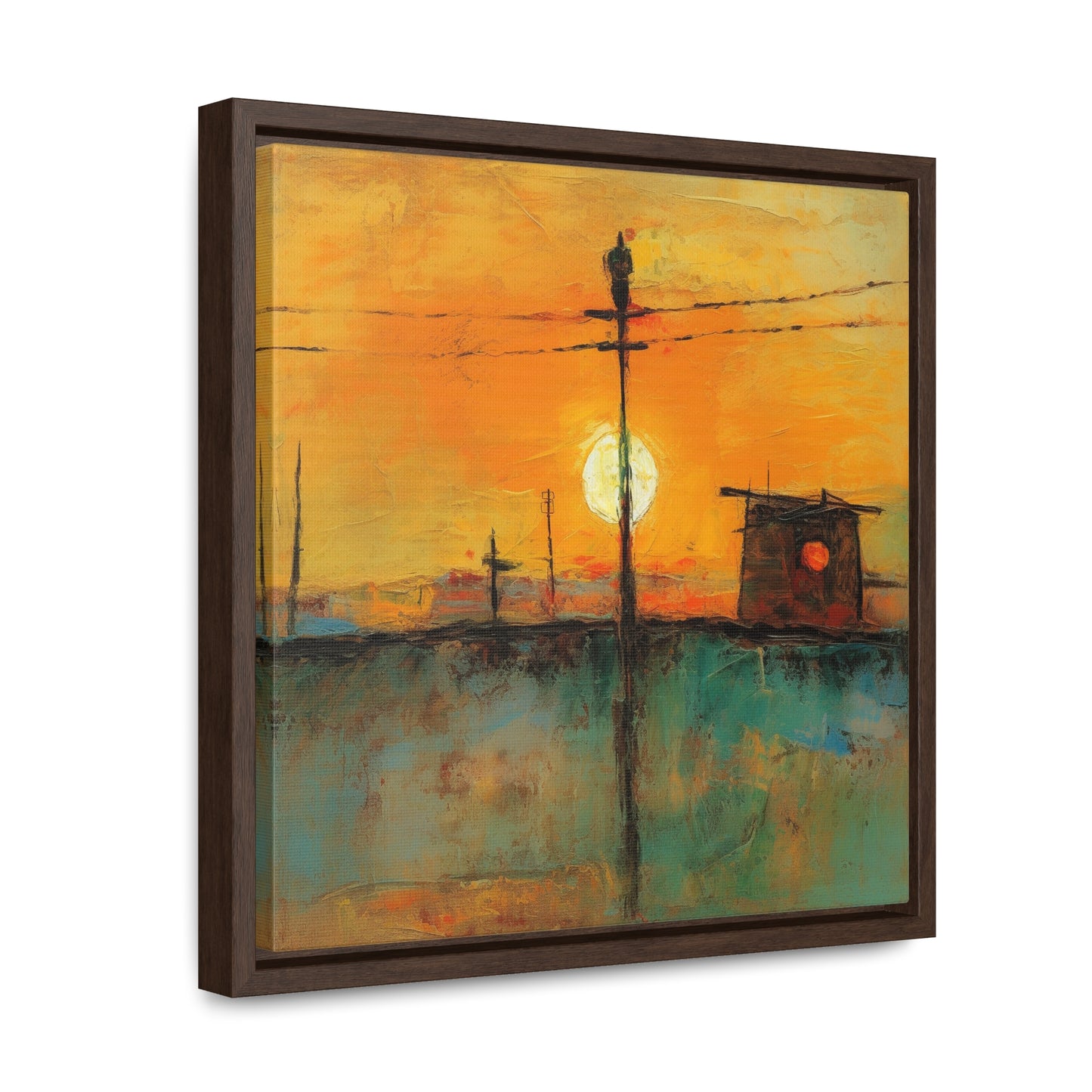 Land of the Sun 50, Valentinii, Gallery Canvas Wraps, Square Frame