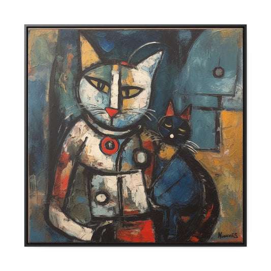 Cat 80, Gallery Canvas Wraps, Square Frame