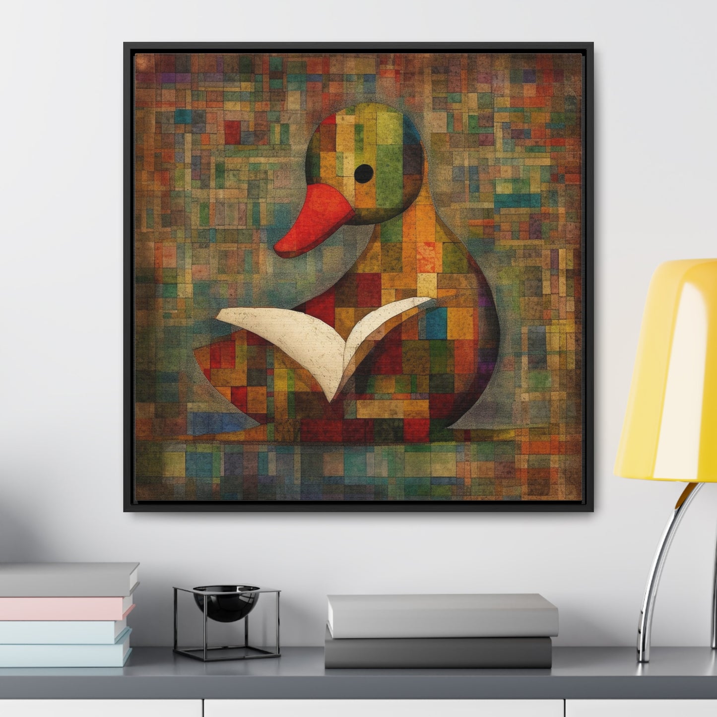 Duck 7, Gallery Canvas Wraps, Square Frame