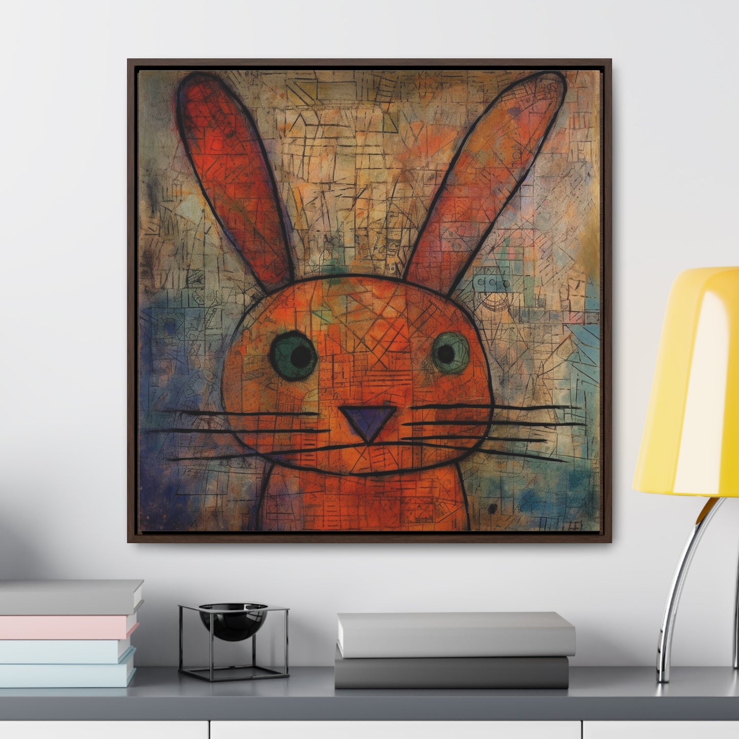 Rabbit 8, Gallery Canvas Wraps, Square Frame