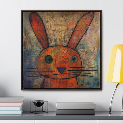 Rabbit 8, Gallery Canvas Wraps, Square Frame