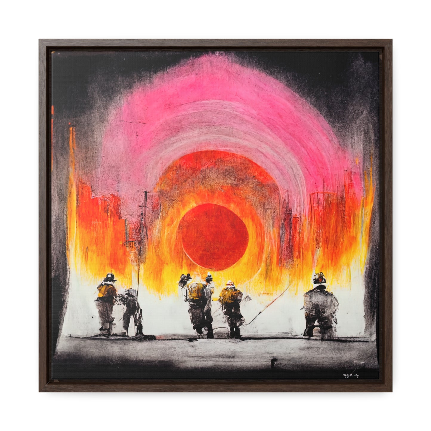 Land of the Sun 33, Valentinii, Gallery Canvas Wraps, Square Frame