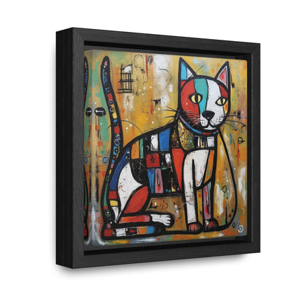 Cat 104, Gallery Canvas Wraps, Square Frame