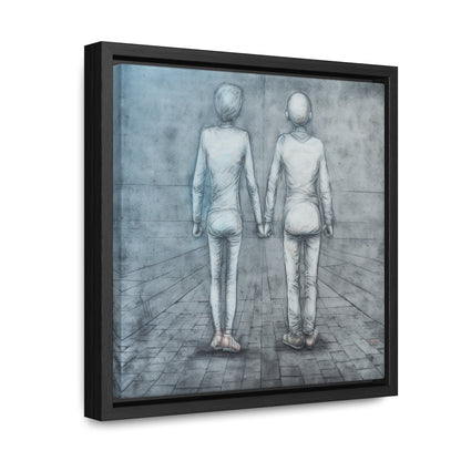 The Courage of Vulnerability 3, Valentinii, Gallery Canvas Wraps, Square Frame