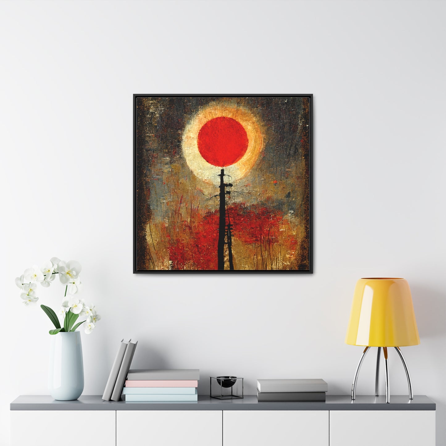 Land of the Sun 11, Valentinii, Gallery Canvas Wraps, Square Frame