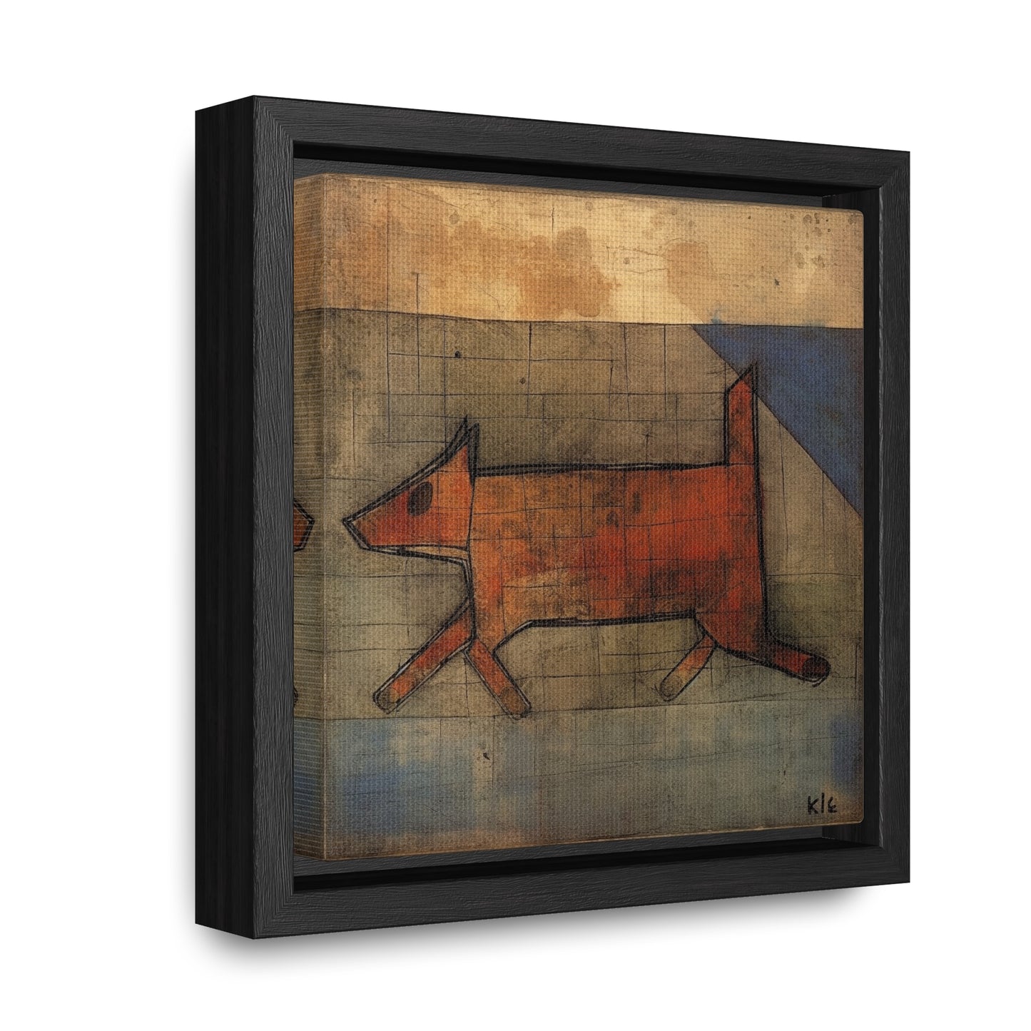 V Dog 13, Gallery Canvas Wraps, Square Frame