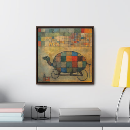 Turtle 12, Gallery Canvas Wraps, Square Frame