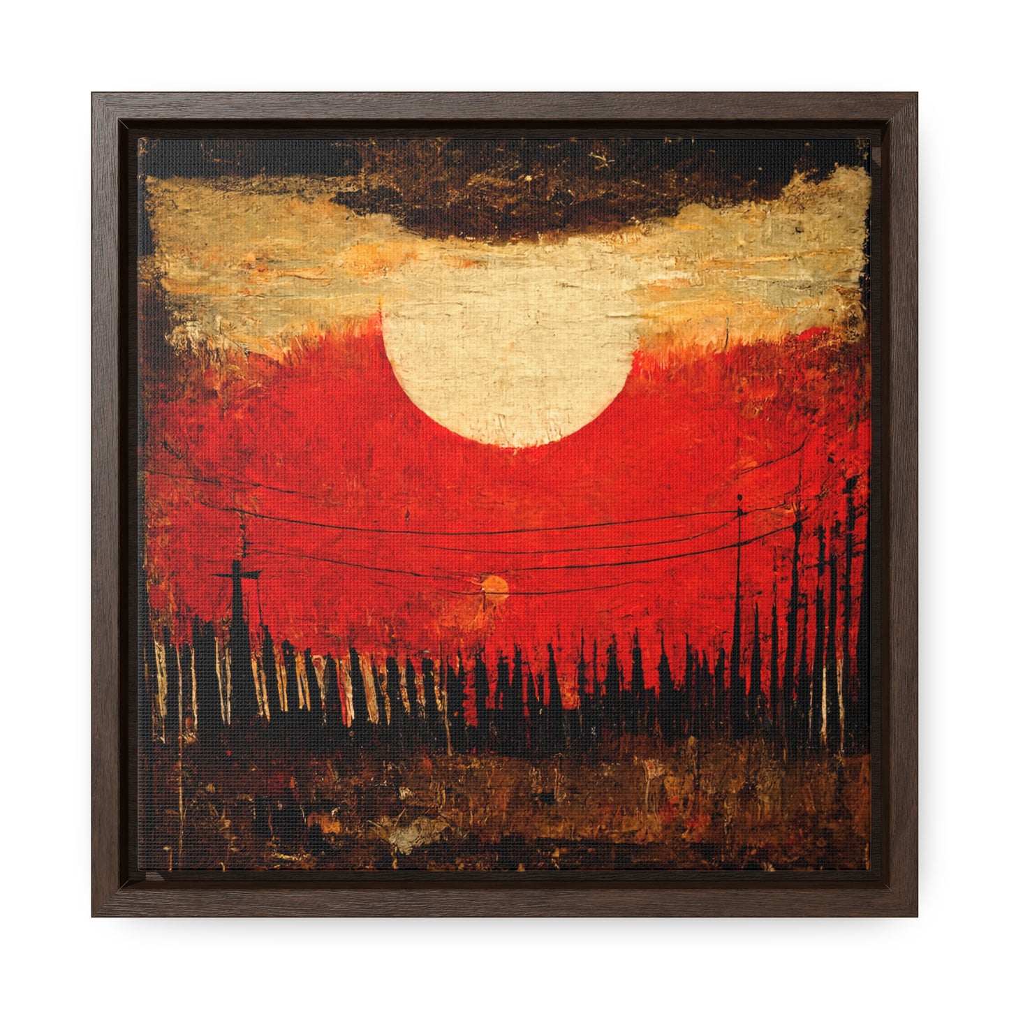 Land of the Sun 12, Valentinii, Gallery Canvas Wraps, Square Frame