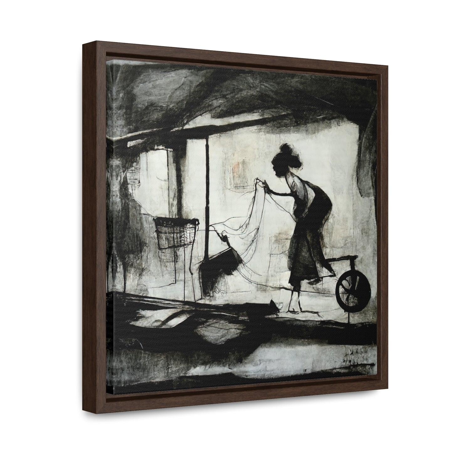 Domestic Memories 31, Valentinii, Gallery Canvas Wraps, Square Frame