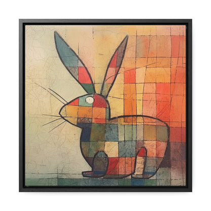 Rabbit 28, Gallery Canvas Wraps, Square Frame