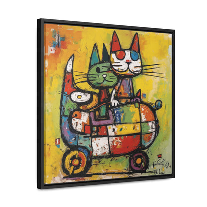 Cat 116, Gallery Canvas Wraps, Square Frame