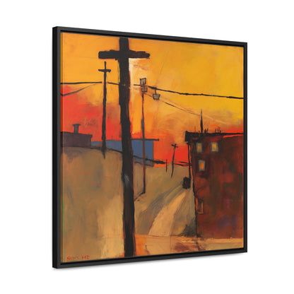 Land of the Sun 70, Valentinii, Gallery Canvas Wraps, Square Frame