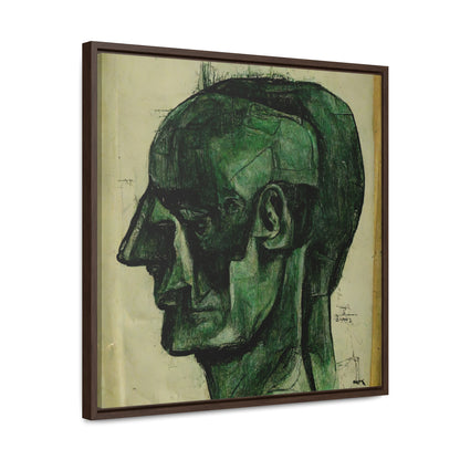 Heads 3, Valentinii, Gallery Canvas Wraps, Square Frame