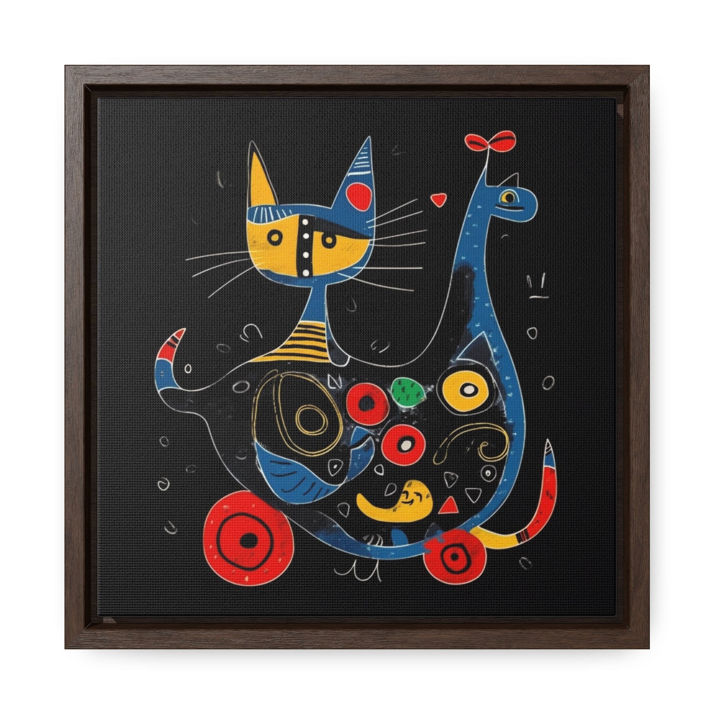 Cat 144, Gallery Canvas Wraps, Square Frame