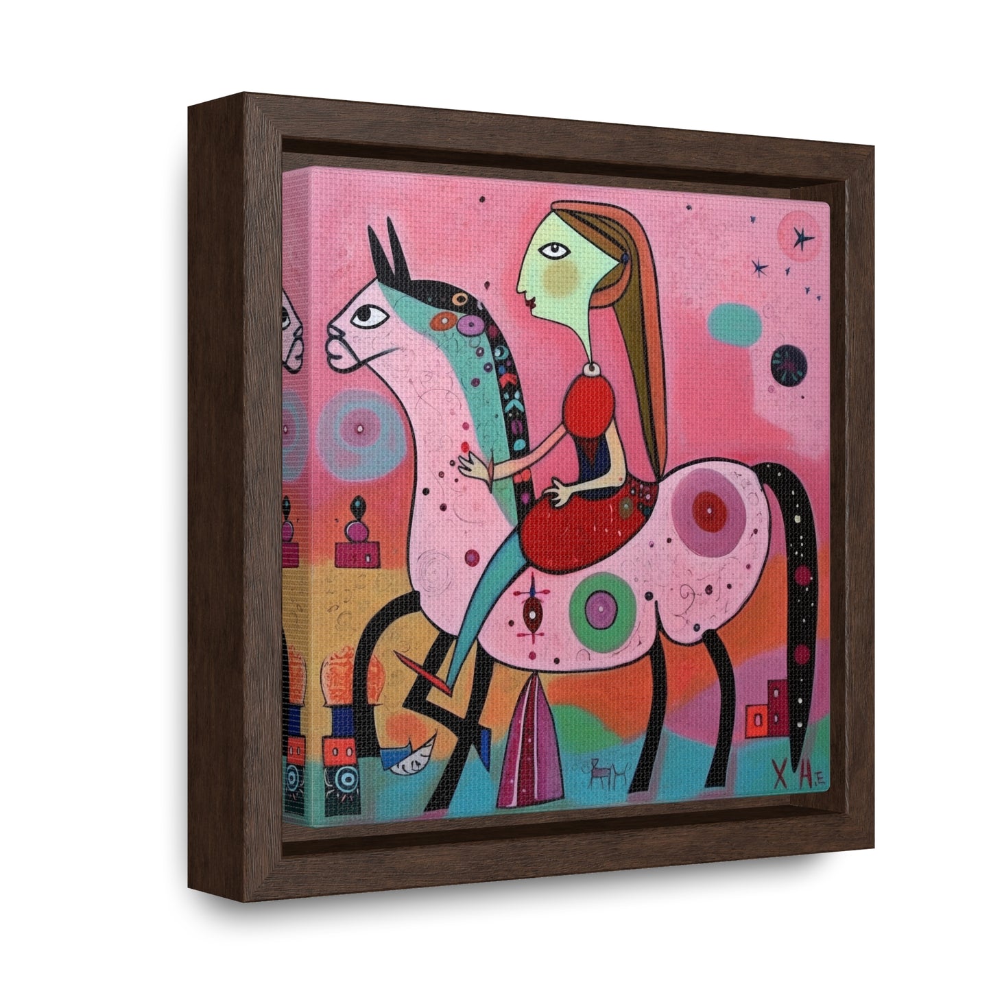 The Dreams of the Child 54, Gallery Canvas Wraps, Square Frame