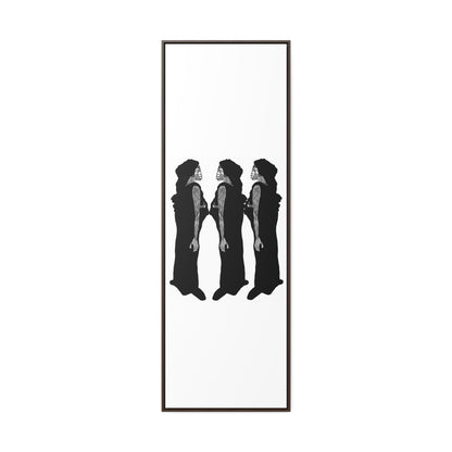 Three Women, Original Eduard Pavel, Gallery Canvas Wraps, Vertical Frame