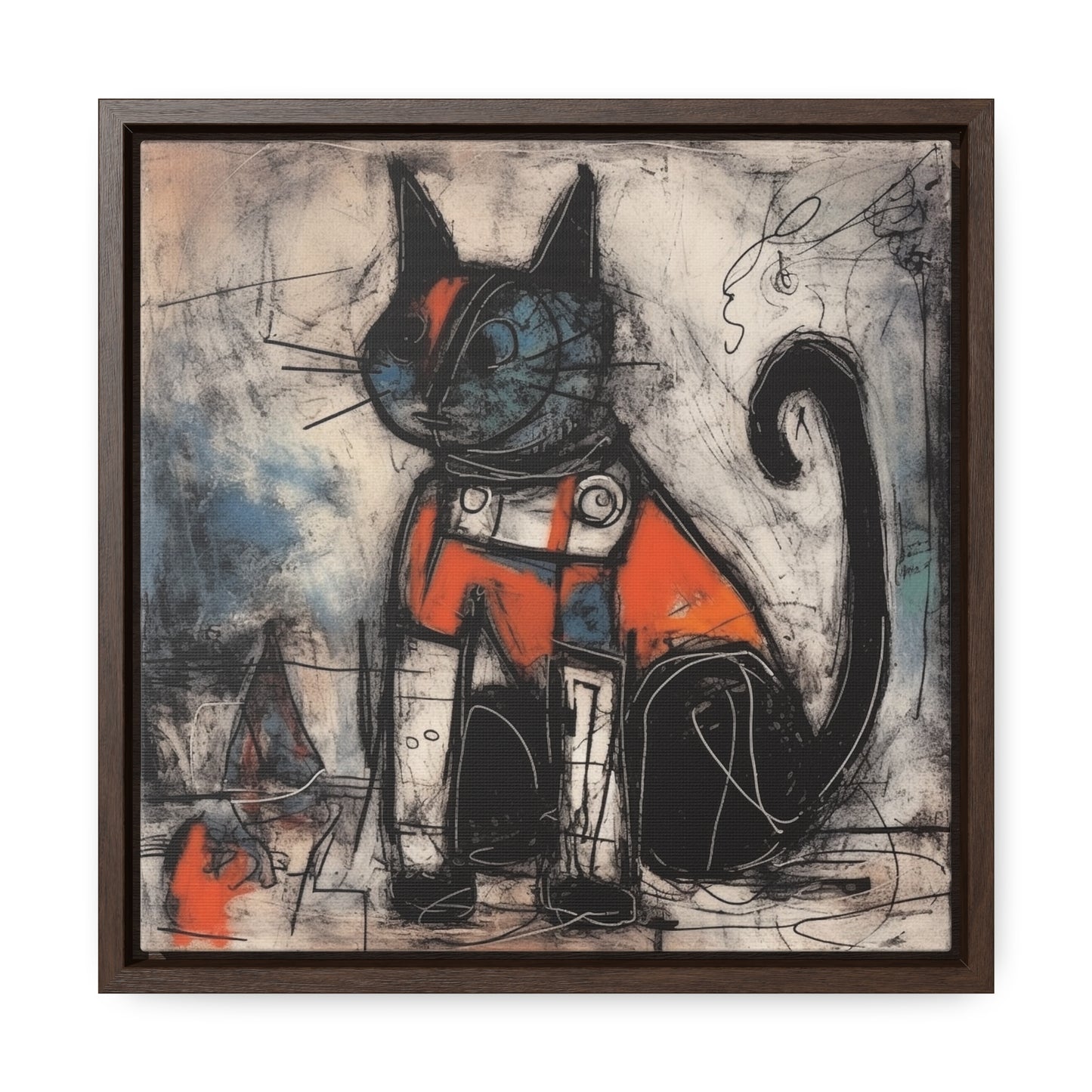 Cat 45, Gallery Canvas Wraps, Square Frame