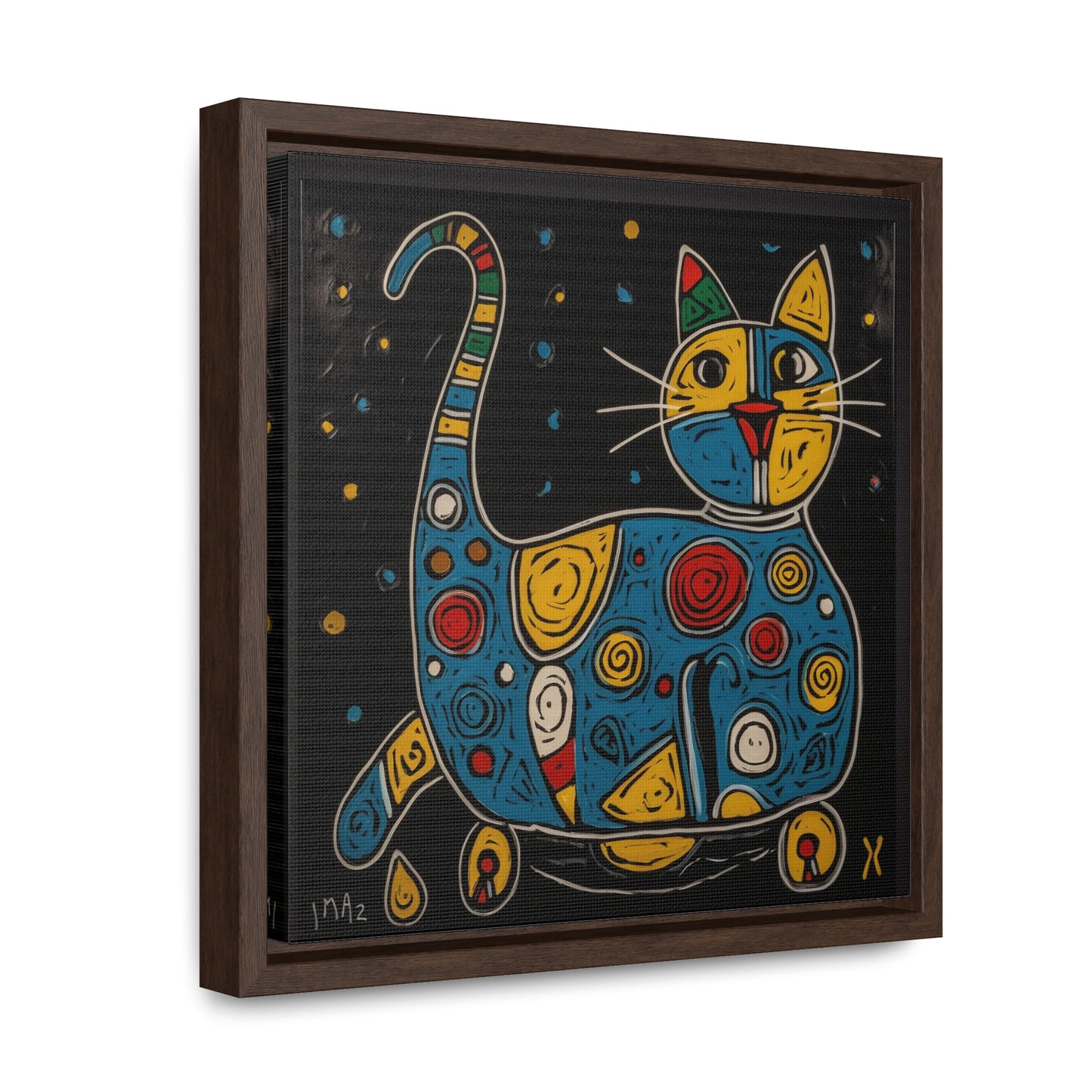 Cat 106, Gallery Canvas Wraps, Square Frame