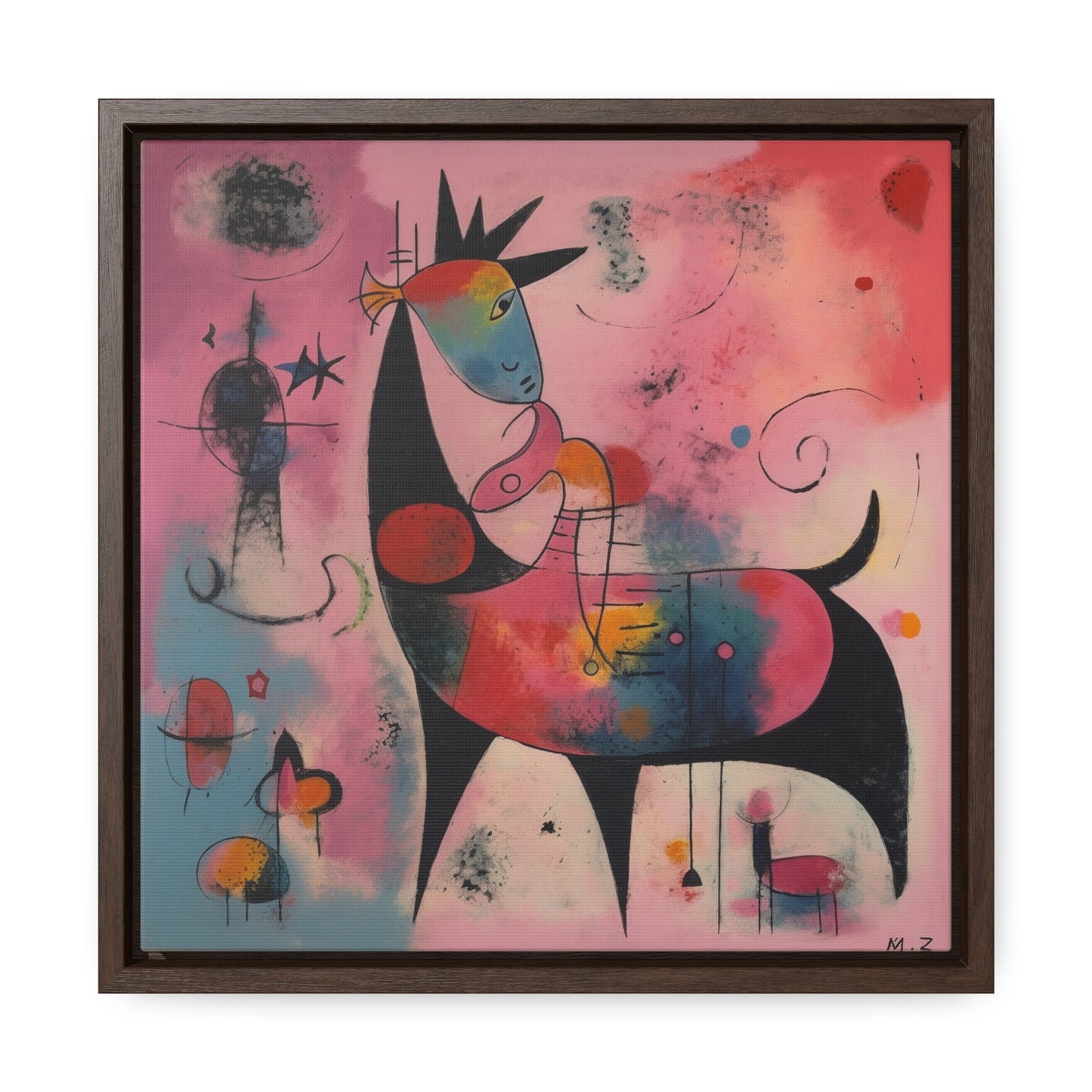 The Dreams of the Child 32, Gallery Canvas Wraps, Square Frame