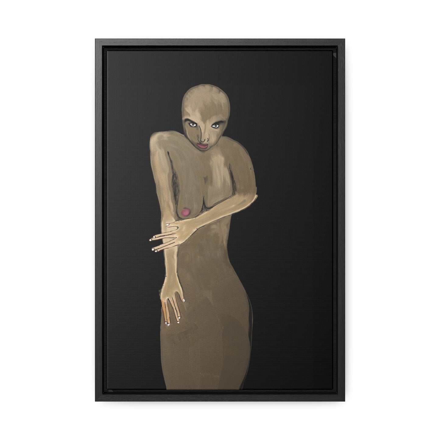 Disease, Original Eduard Pavel, Gallery Canvas Wraps, Vertical Frame