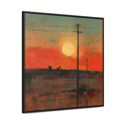 Land of the Sun 80, Valentinii, Gallery Canvas Wraps, Square Frame