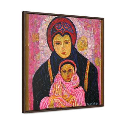 Mary and the Child 24, Valentinii, Gallery Canvas Wraps, Square Frame