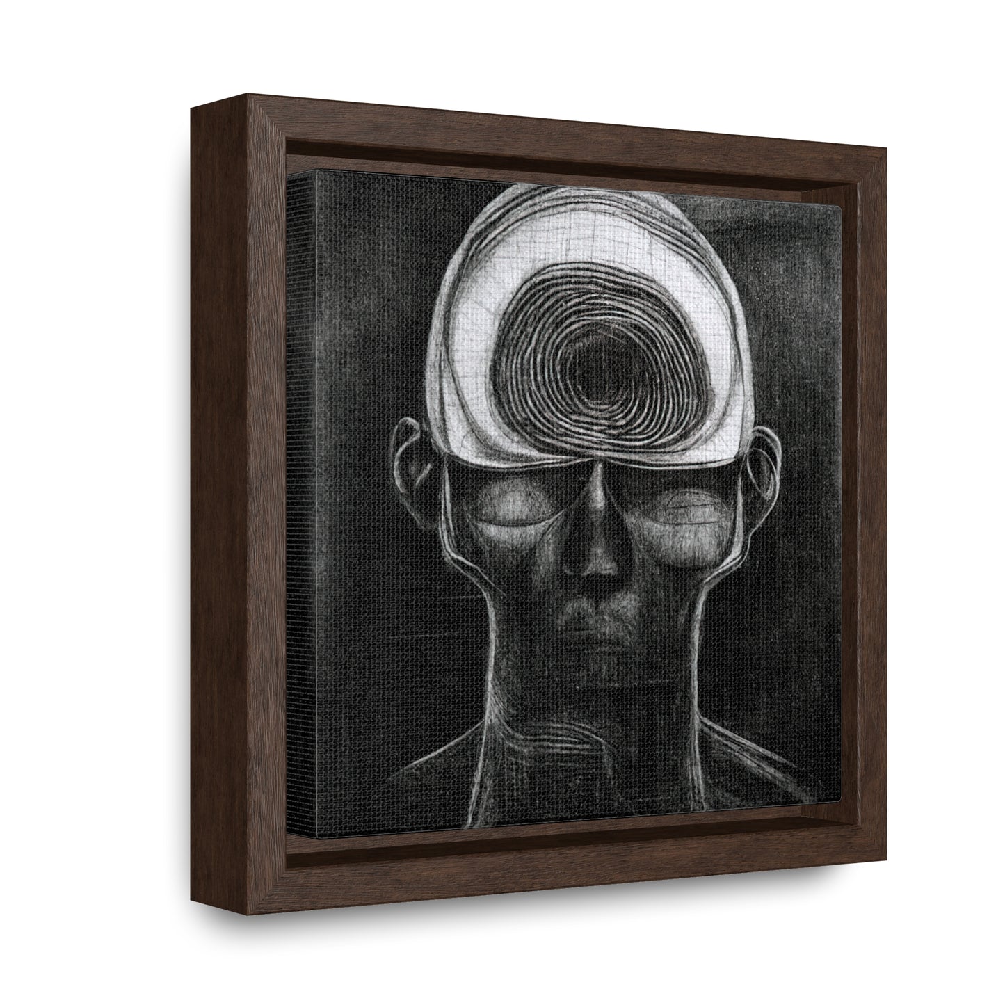 Brain 19, Valentinii, Gallery Canvas Wraps, Square Frame