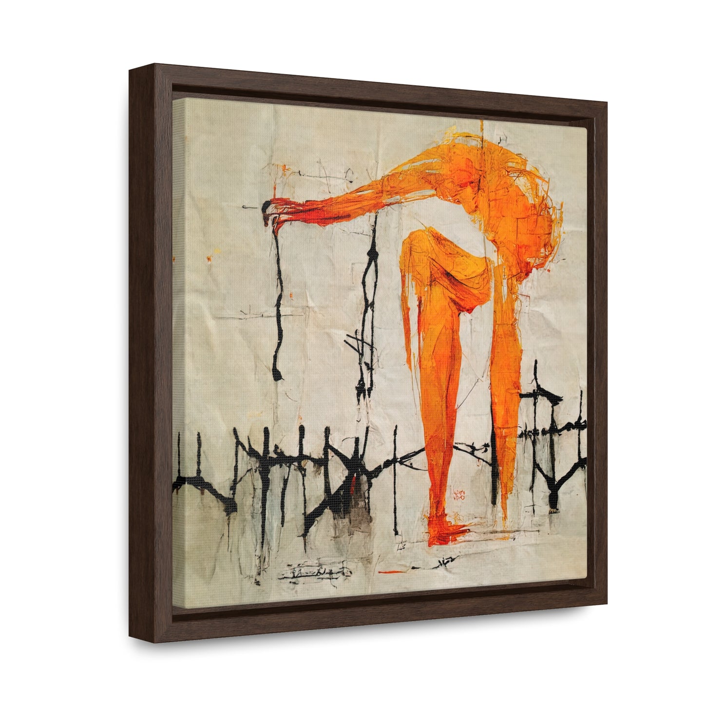 Feet and Drama 16, Valentinii, Gallery Canvas Wraps, Square Frame