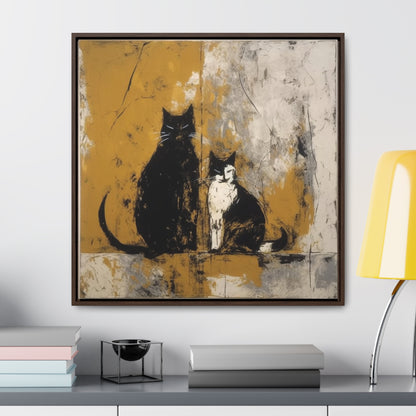 Cat 12, Gallery Canvas Wraps, Square Frame