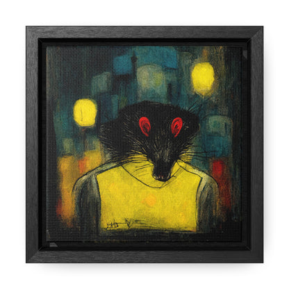 Urban Rat, Valentinii, Gallery Canvas Wraps, Square Frame