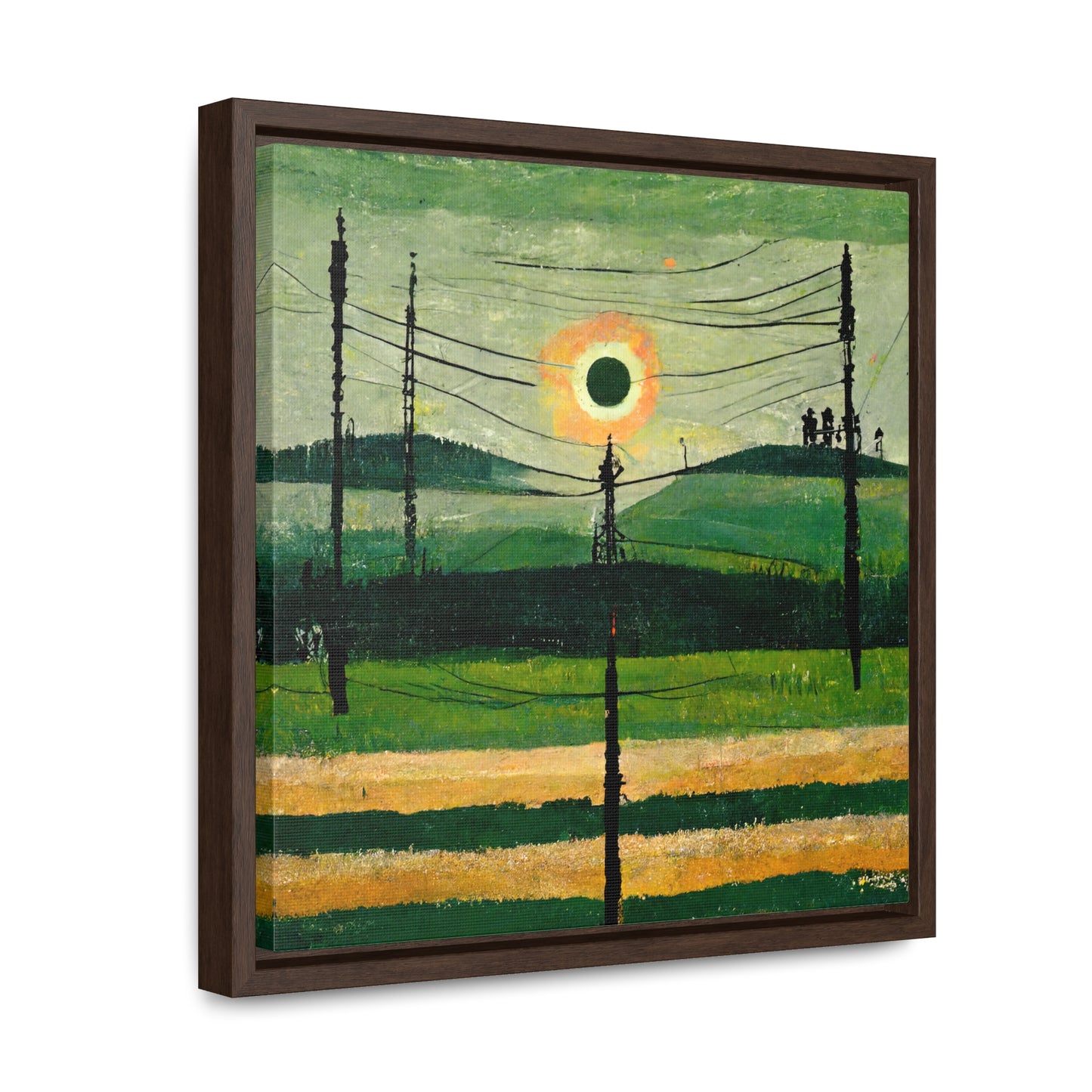 Land of the Sun 32, Valentinii, Gallery Canvas Wraps, Square Frame