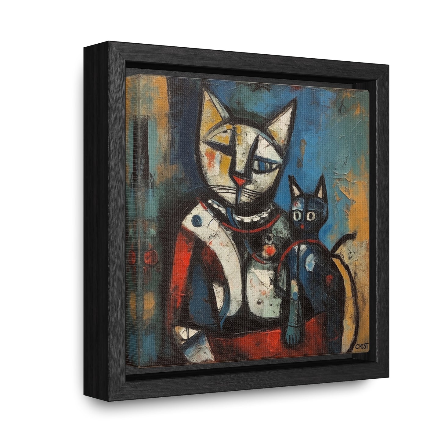 Cat 83, Gallery Canvas Wraps, Square Frame